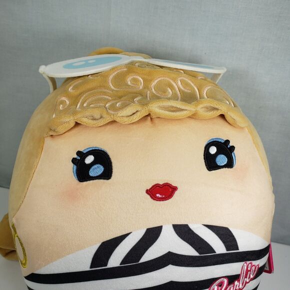 Barbie Cuutopia Felt Sunglasses Chevron Swimsuit 10 in. Squish Plush Toy Mattel - Picture 10 of 16